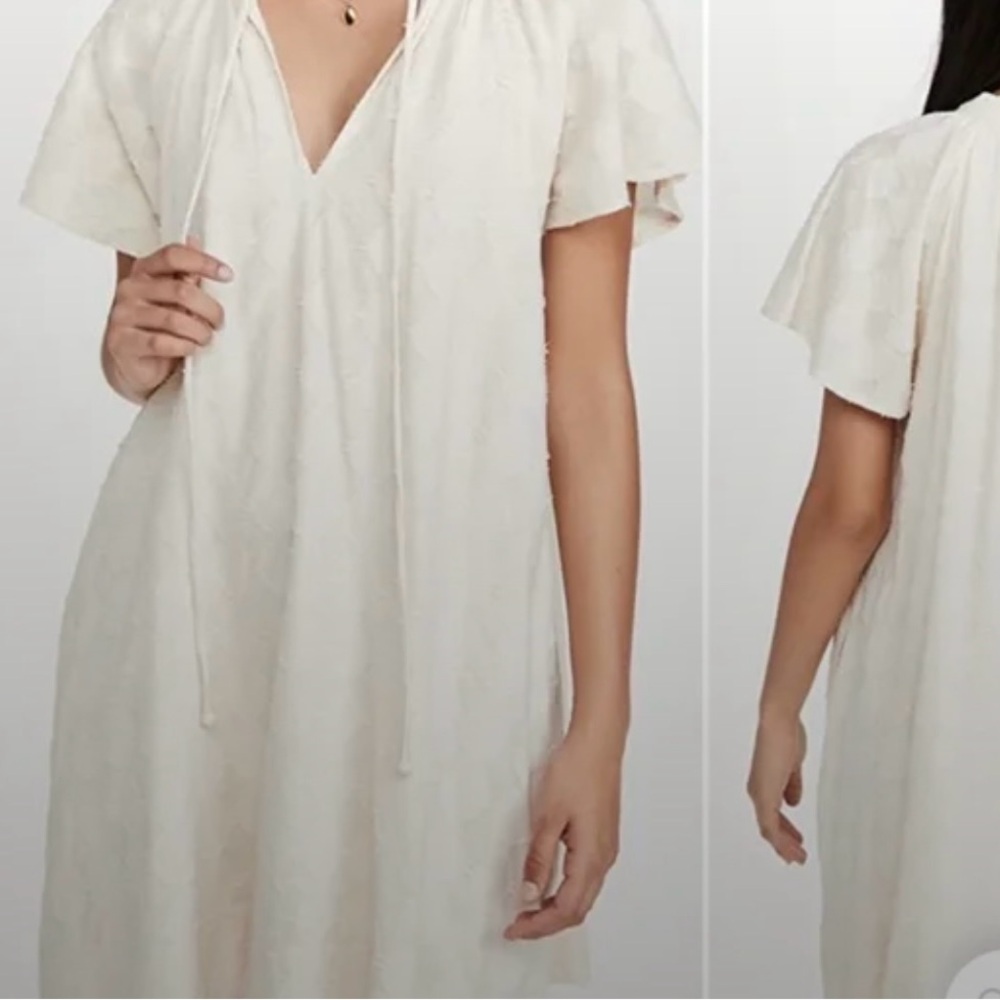Apiece Apart Sur Mini Dress in Cream